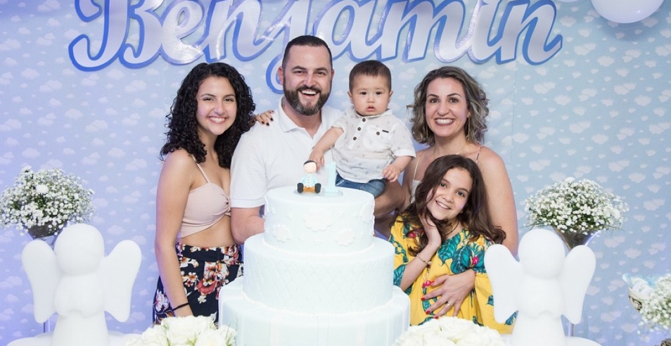 Família Mota de Campos comemora 1 aninho do Benjamin
